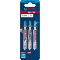 Bosch Expert T118 EHM Stiksavklinger Karbid 3 stk Stiksavklinger, Ark af rustfrit stål (tynd), Karbid, Rustfrit stål, 1,4 mm, 5 mm