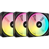 Corsair iCUE LINK QX120 RGB 120 mm PWM blæser, Sag fan Sort