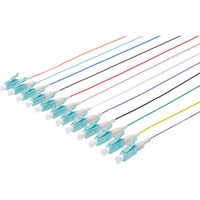 Digitus Gennemfarvede LC Simplex OM3 Pigtails, Kabel multi farvet