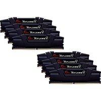 G.Skill Ripjaws V F4-3200C16Q2-256GVK hukommelsesmodul 256 GB 8 x 32 GB DDR4 3200 Mhz Sort, 256 GB, 8 x 32 GB, DDR4, 3200 Mhz, 288-pin DIMM