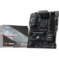 MSI B550 GAMING, Bundkort Sort/Sølv