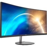 MSI PRO MP341CQ, LED-skærm Sort/Sølv