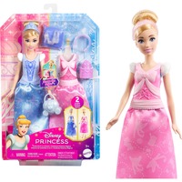 Mattel Disney Princess 2-i-1 Stories Askepot-modedukke med 2 klik på-overdele, 2 nederdele og 9 stk. tilbehør Disney Princess 2-i-1 Stories Askepot-modedukke med 2 klik på-overdele, 2 nederdele og 9 stk. tilbehør, Mode dukke, Hunstik, 3 År, Dreng/Pige, 293 mm, 40 g