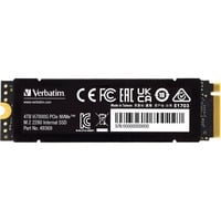 Verbatim Vi7000G 4 TB M.2 PCI Express 4.0 NVMe, Solid state-drev Sort, 4 TB, M.2, 7000 MB/s