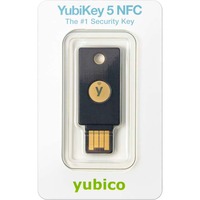 Yubico YubiKey 5 NFC, Sikkerhedsnøgle Sort/Guld