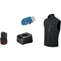 Bosch Heat+Jacket GHV 12+18V Kit størrelse 2XL, Arbeitskleidung Sort
