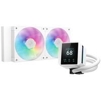 DeepCool MYSTIQUE 240 ARGB, Vandkøling Hvid