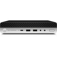 HP EliteDesk 800 G4 DM Renoveret, Mini-PC Sort/Sølv