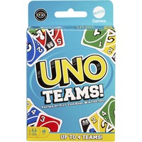 Mattel UNO Teams Brætspil, Kortspil Games UNO Teams, Kortspil, Afskæring, 7 År, Familiespil