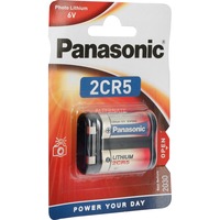 Panasonic 2CR-5L Engangsbatteri Lithium Engangsbatteri, Lithium, 6 V, 1 stk, Prisme