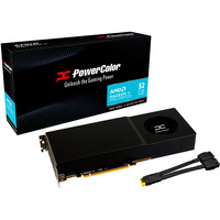 PowerColor AI PRO R9700 32G-B, Grafikkort Sort