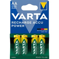 Varta -56706B Husholdningsbatterier Genopladeligt batteri, AA, Nikkel-Metalhydrid (NiMH), 1,2 V, 4 stk, 2100 mAh