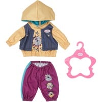 ZAPF Creation Outfit with Hoody, Dukke tilbehør BABY born Outfit with Hoody, Dukketøjsæt, 3 År, 191,25 g