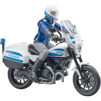 bruder bworld Scrambler Ducati politimotorcykel, Model køretøj 