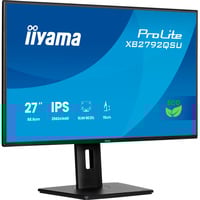 iiyama ProLite XB2792QSU-B1 computerskærm 68,6 cm (27") 2560 x 1440 pixel Quad HD LED Sort, LED-skærm Sort (mat), 68,6 cm (27"), 2560 x 1440 pixel, Quad HD, LED, 3 ms, Sort