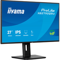 iiyama ProLite XB2792QSU-B1 computerskærm 68,6 cm (27") 2560 x 1440 pixel Quad HD Sort, LED-skærm Sort (mat), 68,6 cm (27"), 2560 x 1440 pixel, Quad HD, 3 ms, Sort