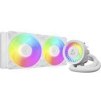 ARCTIC Liquid Freezer III Pro 280 A-RGB (White) Processor Alt-i-en væskekøler 12 cm Hvid 1 stk, Vandkøling Hvid, Alt-i-en væskekøler, 12 cm, 186 m³/t, Hvid