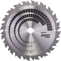 Bosch 2 608 640 701 rundsavklinge 31,5 cm 1 stk Byggetræ, 31,5 cm, 3 cm, 2,2 mm, 3,2 mm, ATB (alternativ topfas)