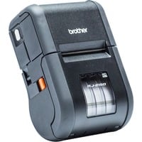 Brother RJ-2150 POS printer 203 x 203 dpi Kabel & trådløs Direkte termisk Mobil printer, Kvitterings printer Sort, Direkte termisk, Mobil printer, 203 x 203 dpi, 6 tomme/sek., 152 mm/sek., 6 cm