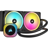Corsair iCUE LINK H115i RGB Renoveret, Vandkøling Sort