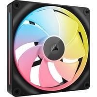Corsair iCUE LINK LX140-R RGB PWM Reverse, Sag fan Sort