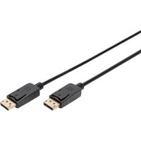 Digitus DisplayPort tilslutningskabel, Full HD 1080p Sort