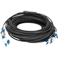 Digitus Universelt breakout fiberkabel, duplex, LC/UPC stik, singlemode OS2 Sort