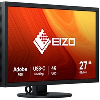 EIZO ColorEdge CS2740 computerskærm 68,6 cm (27") 3840 x 2160 pixel 4K Ultra HD LCD Sort, LED-skærm Sort, 68,6 cm (27"), 3840 x 2160 pixel, 4K Ultra HD, LCD, 10 ms, Sort