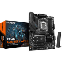 GIGABYTE B840 GAMING X WF6E, Bundkort Sort/grå