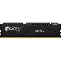 Kingston FURY FURY Beast 8GB 5600MT/s DDR5 CL40 DIMM Black, Hukommelse Sort, 8 GB, 1 x 8 GB, DDR5, 288-pin DIMM