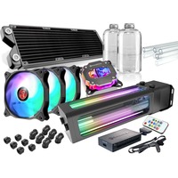 RAIJINTEK SCYLLA PRO CA360 Processor Væskekølingssæt Flerfarvet, Vandkøling Sort, Væskekølingssæt, 75 kubikfod/min., Flerfarvet