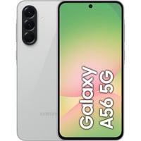 SAMSUNG Galaxy A56 17 cm (6.7") Dual SIM Android 15 5G USB Type-C 8 GB 128 GB 5000 mAh Lys grå, Mobiltelefon Lys grå, 17 cm (6.7"), 8 GB, 128 GB, 50 MP, Android 15, Lys grå