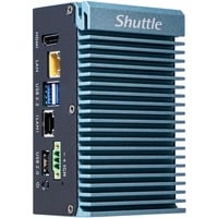 Shuttle Edge PC SPCEL02 0,46L størrelse PC Sort, Blå J6412 Intel® SoC BGA 1493 2 GHz, Barebone Turkis, 0,46L størrelse PC, Mini PC barebone, Intel® SoC, BGA 1493, DDR4-SDRAM, SATA