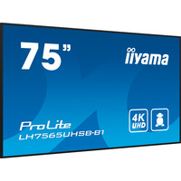 iiyama LH7565UHSB-B1, Offentlig visning Sort