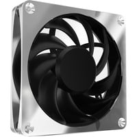 Alphacool Apex Stealth Metal 120mm Lüfter 2000rpm, Sag fan Chrome/Sort