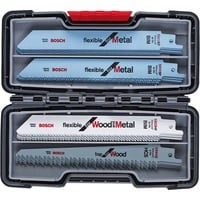 Bosch 2 607 010 902 stiksav, rullesav & sabelsavklinge Saber savklinge 20 stk, Savklinge sæt Saber savklinge, Metal, Træ, Hvid, Blå, 20 stk