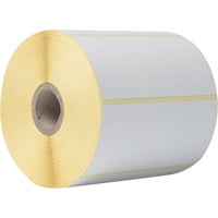 Brother BDE-1J050102-102 print etiket Hvid Selvklæbende printeretiket Hvid, Selvklæbende printeretiket, Udstanset etiket, Termisk overførsel, Rektandel, TD-4410D, TD-4420DN, TD-4520DN, TD-4550DNWB