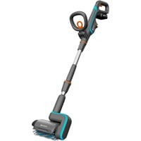 GARDENA Batteri-multirengøringsmiddel AquaBrush Patio 18V P4A, Hårdt gulv rengøringsmiddel grå/Turkis