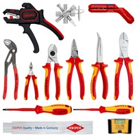 KNIPEX Udvidelsessæt Elektro II, 14 dele, Værktøjssæt 