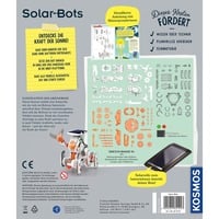KOSMOS Solar Bots Børne Videnskabssæt & Legetøj, Eksperiment boks Forsøgssæt, Vedvarende energi, 8 År