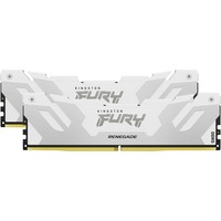 Kingston FURY FURY 32 GB 6400 MT/s DDR5 CL32 DIMM (sæt med 2) Renegade, hvid XMP, Hukommelse Hvid, hvid XMP, 32 GB, 2 x 16 GB, DDR5, 288-pin DIMM