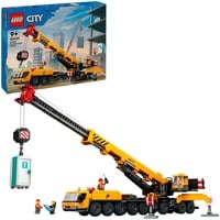 LEGO City Gul mobil byggekran, Bygge legetøj Byggesæt, 9 År, Plast, 1116 stk, 2,08 kg