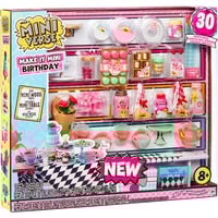 MGA Entertainment Make It Mini Birthday Multipack, Klippe og klistre Miniverse Make It Mini Birthday Multipack, 8 År, Flerfarvet, Plast, Resin