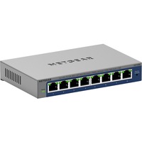 Netgear GS108Ev4 Ikke administreret L2/L3 Gigabit Ethernet (10/100/1000) Grå, Switch grå, Ikke administreret, L2/L3, Gigabit Ethernet (10/100/1000)