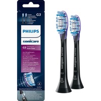 Philips Sonicare G3 Premium Gum Care HX9052/33 Soniske standardtandbørstehoveder Sort, 2 stk, Sort, Blød, Gummi, 2 Series plaque control 2 Series plaque defense 3 Series gum health DiamondClean DiamondClean...
