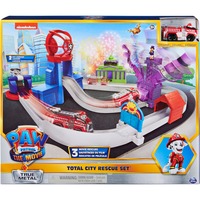 Spin Master True Metal Total City Rescue Movie Track Set with Exclusive Marshall Vehicle, Racerbane PAW Patrol True Metal Total City Rescue Movie Track Set with Exclusive Marshall Vehicle, Køretøjs- og skinnesæt, 3 År, Flerfarvet