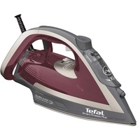 Tefal Smart Protect Plus FV6870 Tør & dampstrygejern Durilium Airglide-sålplade 2800 W Rød grå/mørk rød, Tør & dampstrygejern, Durilium Airglide-sålplade, 2 m, 260 g/min, Rød, 40 g/min