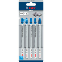 Bosch 2 608 636 707 stiksav, rullesav & sabelsavklinge Stiksavklinger Bimetal 5 stk Stiksavklinger, Aluminium, Epoxy, Profil, Sandwich materiale, Blik (tynd), Bimetal, 2 mm, 13,2 cm, 5 stk