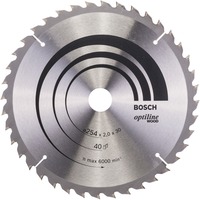 Bosch ‎2608640438 rundsavklinge 25,4 cm 1 stk Træ, 25,4 cm, Bosch, 649 g, 1 stk