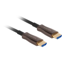 DeLOCK Aktivt optisk HDMI-kabel 8k 60Hz Sort